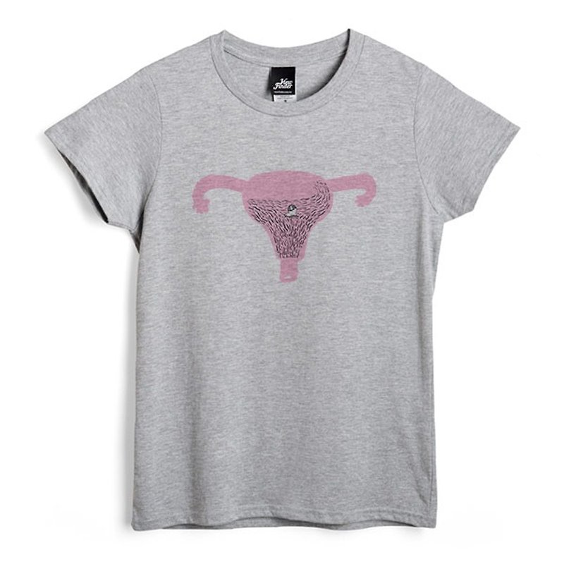 Dirty Brook - Dark Gray - Women's T-shirt - Women's T-Shirts - Cotton & Hemp Gray