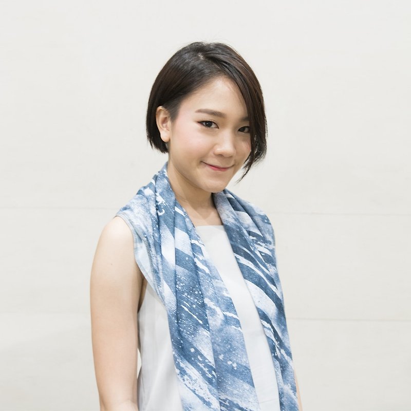 Morning Dawn Scarf - Other - Other Materials Blue