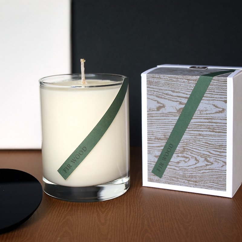 Woody fragrance │ Bulushanling pure plant soybean Wax essential oil candle - Candles & Candle Holders - Plants & Flowers Green