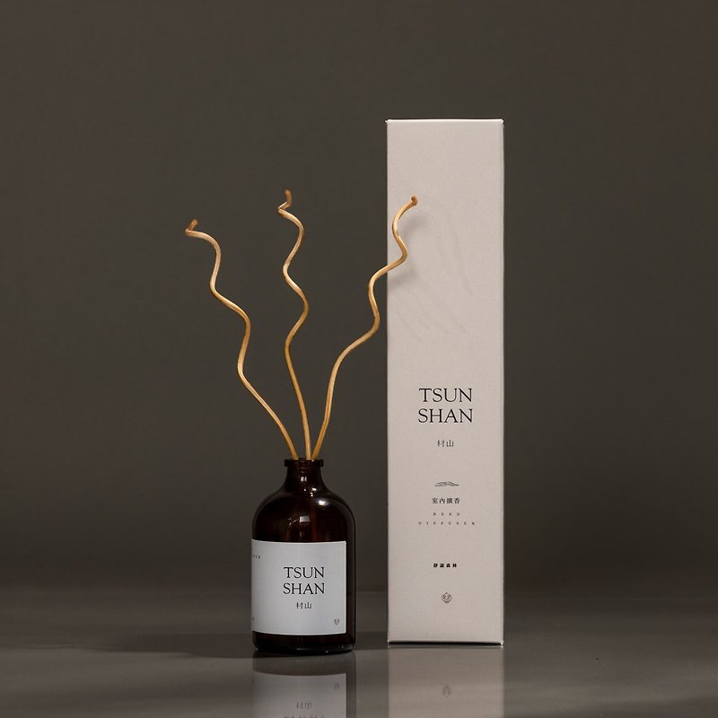 Tranquil Forest Reed Diffuser (Woody Herbal Scent) - น้ำหอม - น้ำมันหอม สีนำ้ตาล