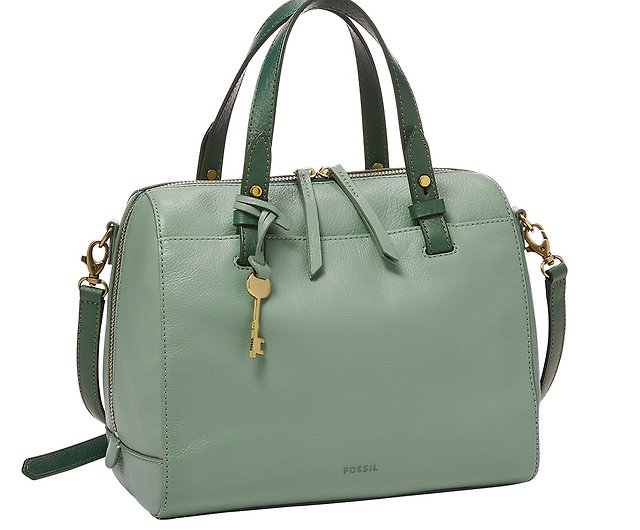 FOSSIL Rachel Leather Boston Bag-Sage Green ZB7256343 - Shop