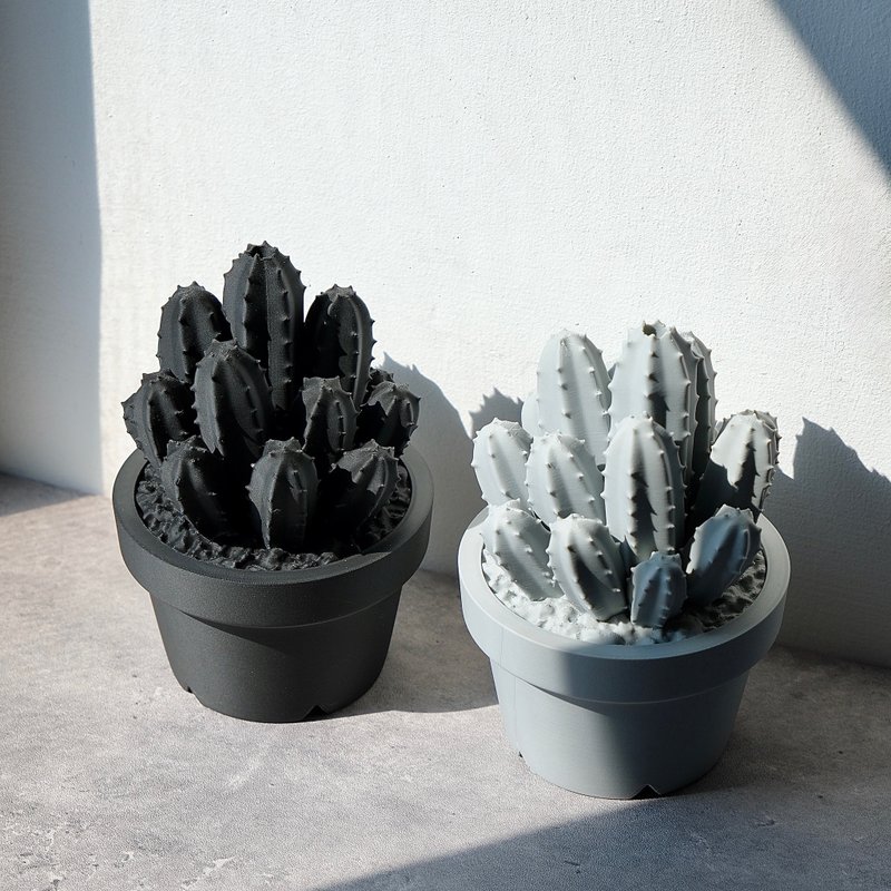 萬重山造型 線香爐/線香座/原創設計/3D列印/多肉塊根植物/送禮 - 香氛/精油/擴香 - 塑膠 黑色