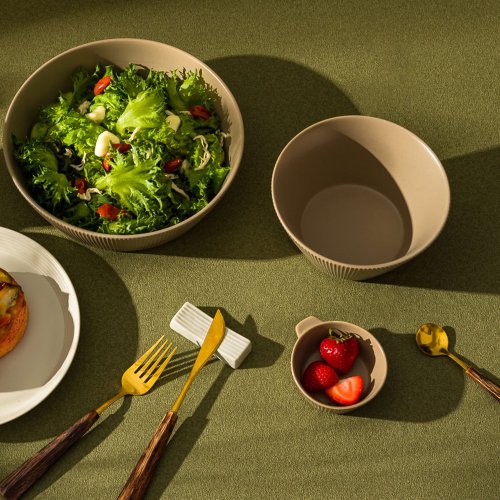 WAGA 餐桌器物 【激美新品】WAGA 簡約條紋 陶瓷碟 / 筷架 / 共4款