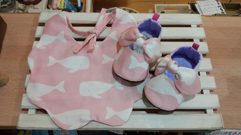 女孩系  寶寶彌月禮盒兩件組(12cm)【SET161001-03】 - 滿月禮物 - 棉．麻 多色