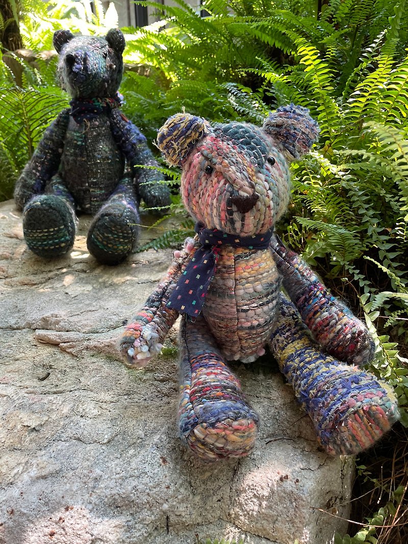 Sold- Silly Koala Bear-B01 Hand Knitted Teddy Bear (Pattern Pre-order) - Stuffed Dolls & Figurines - Cotton & Hemp 