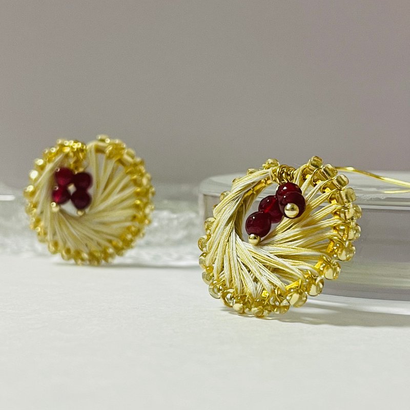 Hook earrings that are sweet and melt like tortoise candy - Earrings & Clip-ons - Thread Gold