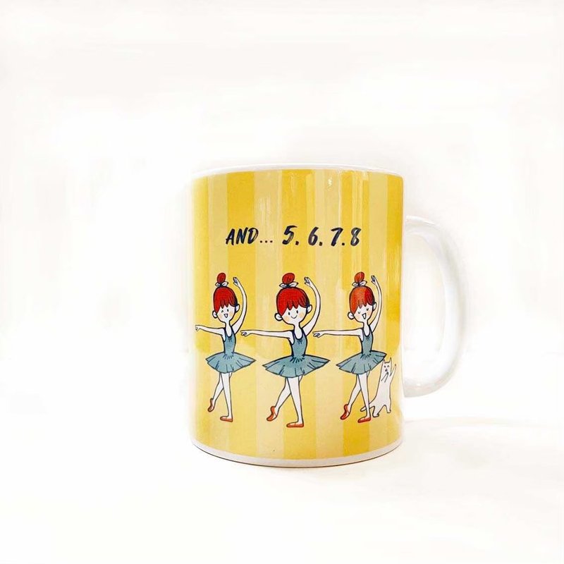 Ballet Gifts Ballet Gifts Adult Ballet Exhibition Accompanying Gifts Dance Rewards Mugs - แก้วมัค/แก้วกาแฟ - ดินเผา หลากหลายสี