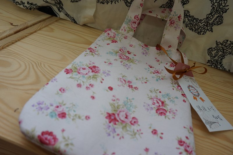 暖かいカラフルな花のバッグパケットのスーパーホットモデル~~~~シリーズ - トート・ハンドバッグ - コットン・麻 ピンク