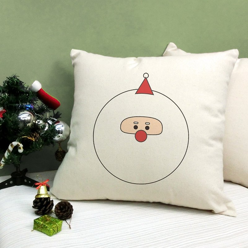  聖誕禮物 santa 純棉帆布抱枕 家居裝飾 - 枕頭/咕𠱸 - 紙 
