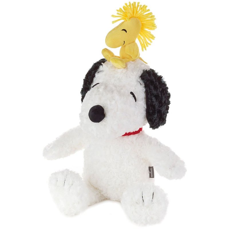 Big curly soft fur - Snoopy and Tucker [Hallmark-Snoopy fluff] - ตุ๊กตา - เส้นใยสังเคราะห์ หลากหลายสี