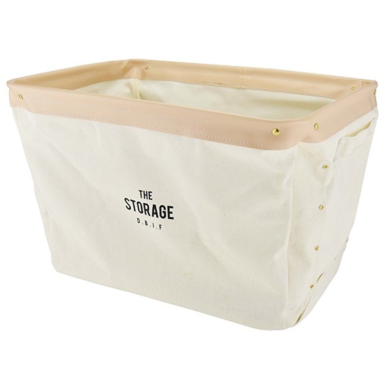 The Storage- 收納籃(白) - 居家收納/收納盒/收納用品 - 棉．麻 白色