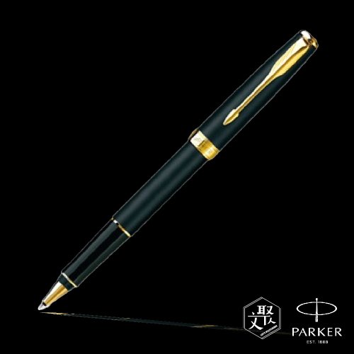 文聚 PARKER 派克 SONNET 商籟 原創系列 霧黑金夾 鋼珠筆