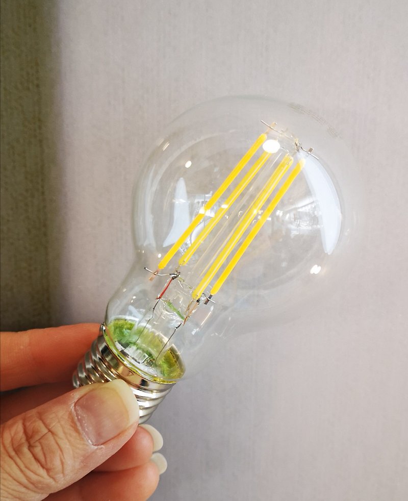 LED 6.5Wフィラメント電球 - 照明・ランプ - ガラス 透明