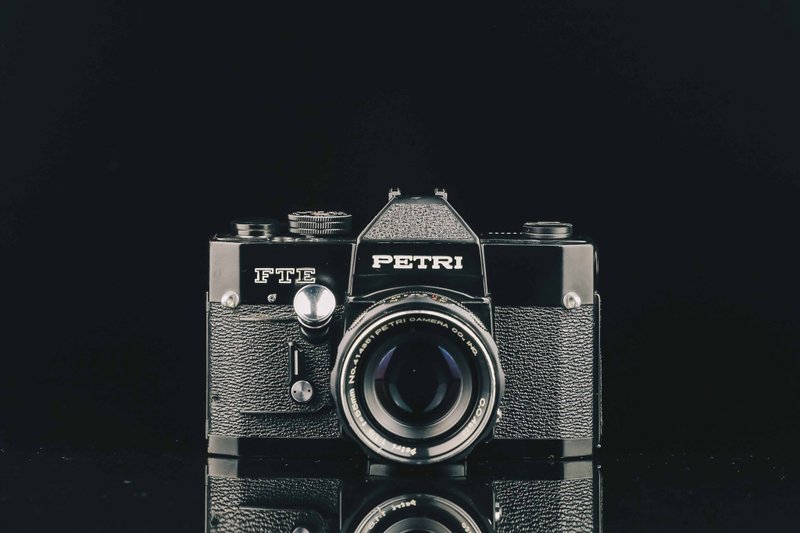 PETRI FTE+PETRI 55mm F=1.8 #0240 #135底片相機 - 相機/拍立得/底片相機 - 其他金屬 黑色