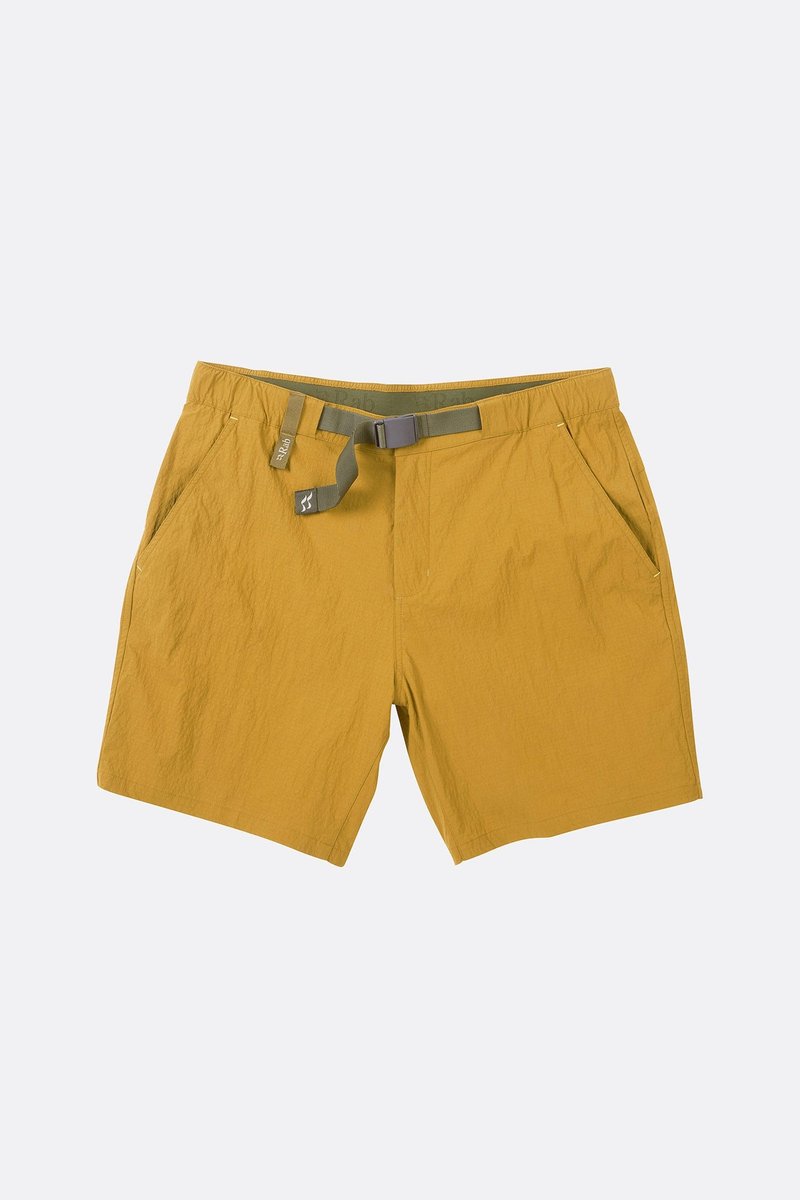 【Rab】Men's Agden Shorts 男 足跡褐 - 男運動褲/機能褲 - 聚酯纖維 橘色