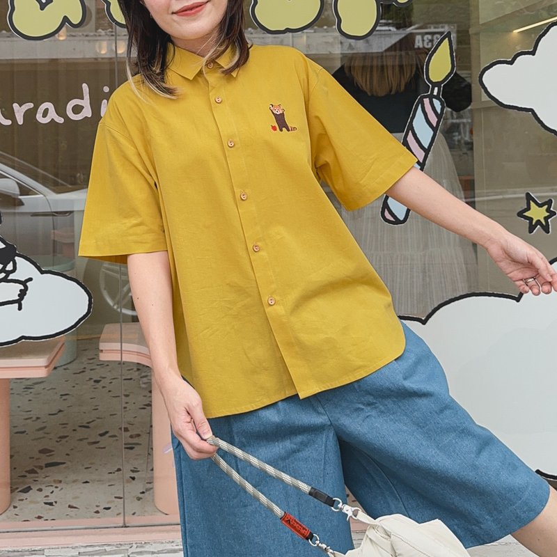 TaTar Shirt : Yellow - Women's Shirts - Cotton & Hemp Yellow