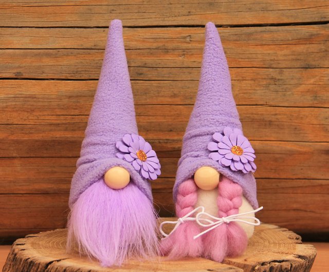 Purple Gnome Handmade Sublimation Earrings