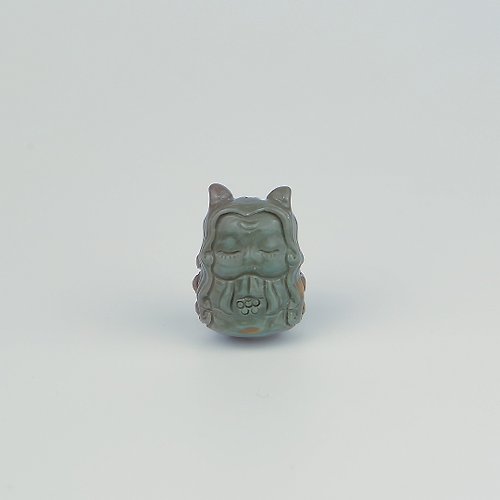 Hoshino Jewelry Kan 051902九尾狐仙/青銅綠/帶孔素材/月夜城/阿拉善/晶石/天然/水晶