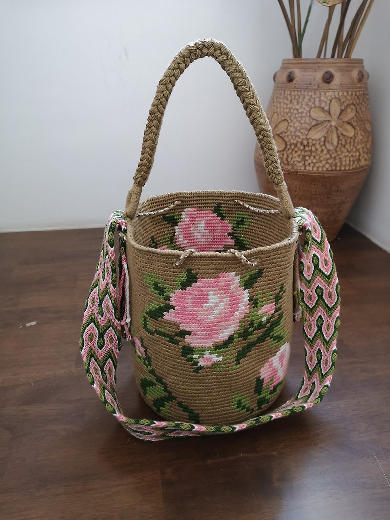 Wayuu Rose - Handbags & Totes - Polyester 