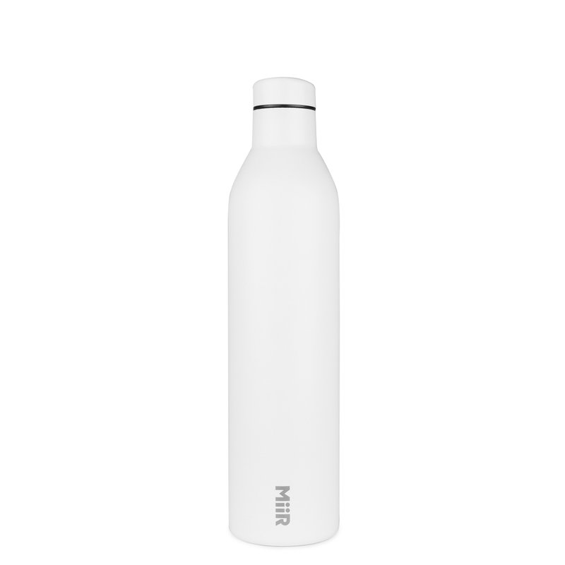 MiiR 雙層真空 保溫/保冰 酒瓶造型 保溫瓶  750ml / 25oz 時尚白 - 保溫瓶/保溫杯 - 不鏽鋼 白色