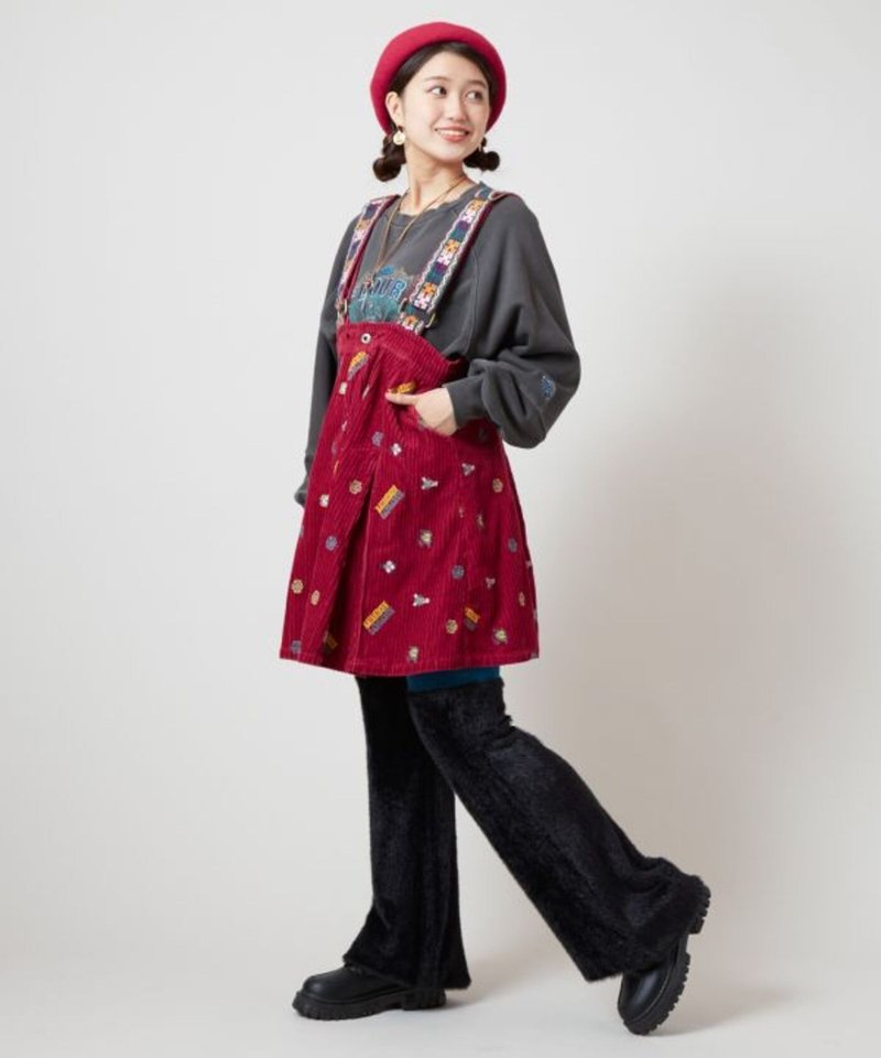 【熱門預購】拼接絨感鬆身彈力褲 (3色) CAS-5303 - 女長褲 - 其他材質 