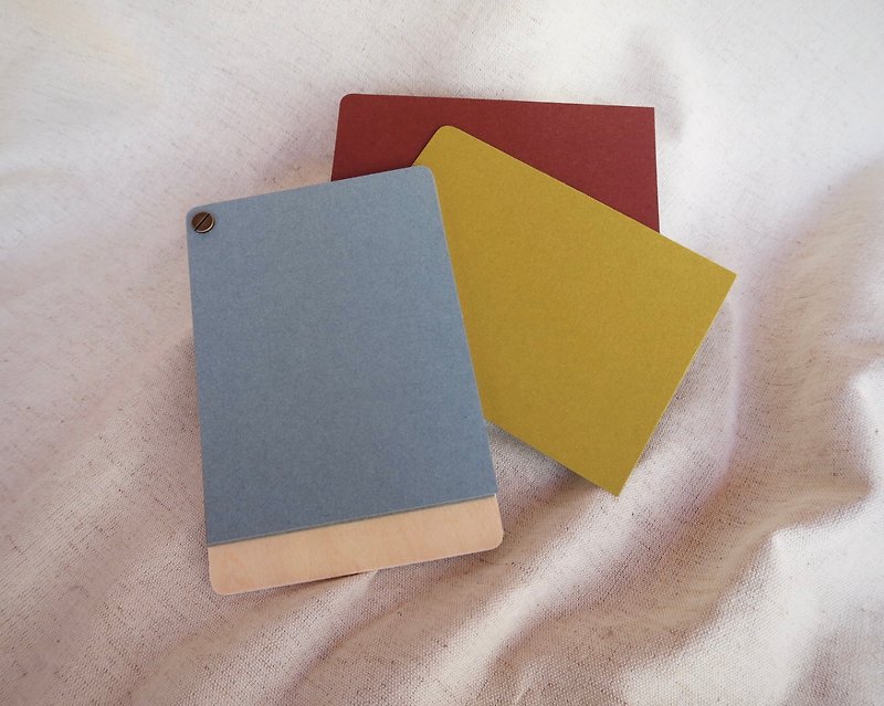 [Solid Color Screw Card] A6 Card Birthday Card Thank You Card Invitation Card - Cards & Postcards - Paper 