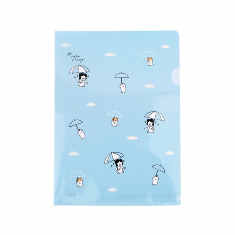 Hello DunDun 哈囉登登系列 A4文件夾 06.雨傘 - 文件夾/資料夾 - 塑膠 