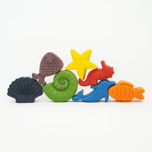 miniFab (兒童禮物) Go Doodle海底世界兒童蠟筆7件套裝