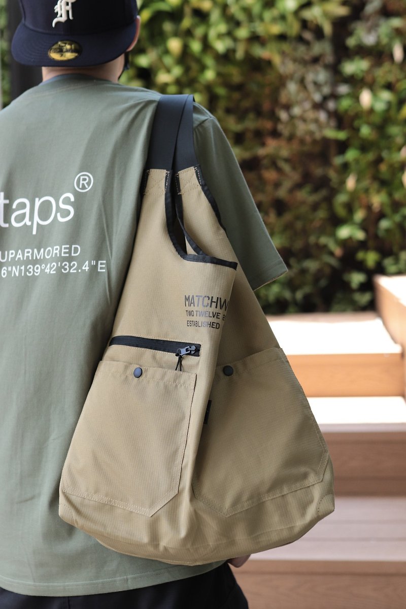 工裝防水 Matchwood Tank Reusable(Tote)Bag 肩背 購物袋 環保袋 - 手提包/手提袋 - 防水材質 