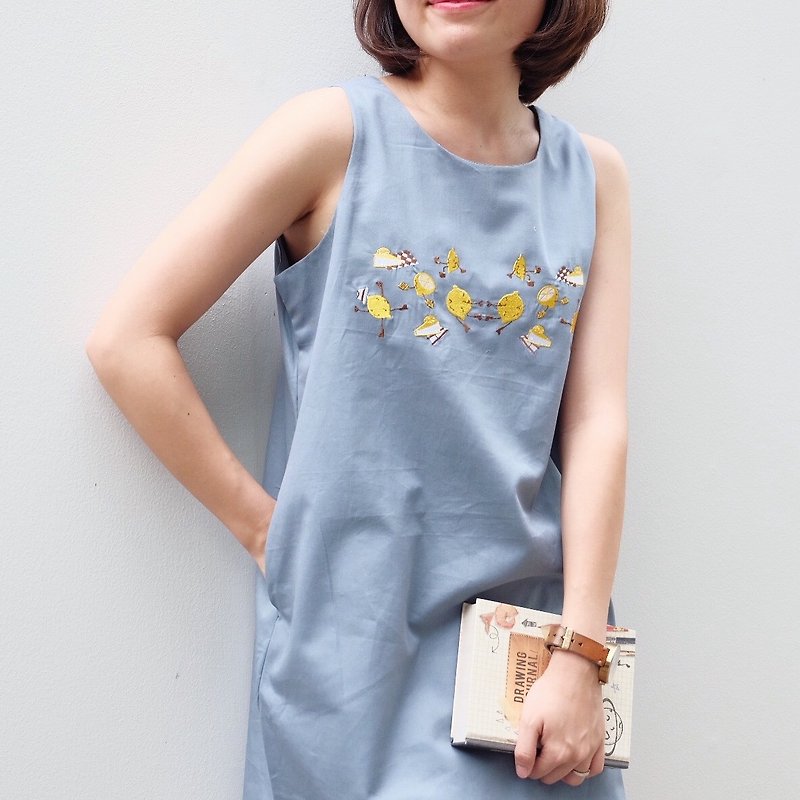Lemon Cake Dress : Blue Color - One Piece Dresses - Other Materials Blue