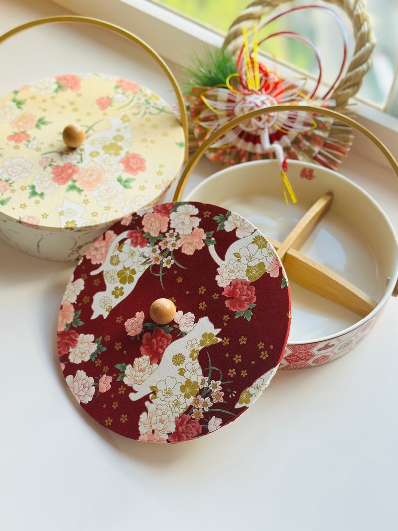 Chinese New Year Candy Box - Shelves & Baskets - Porcelain Red