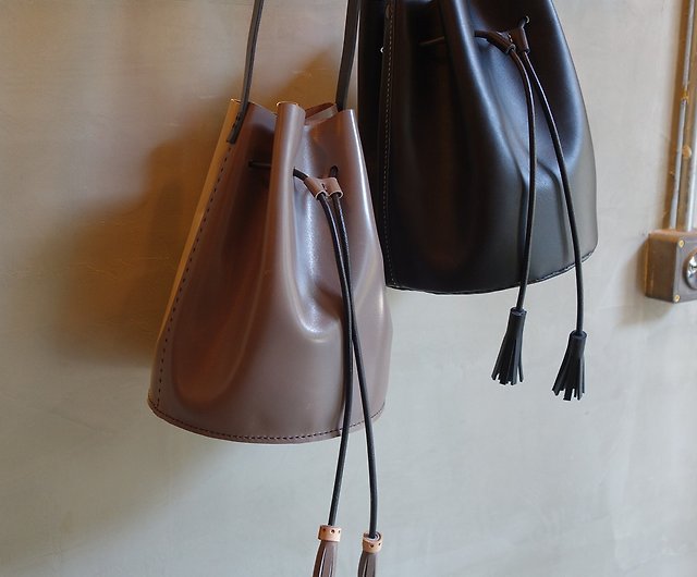 Handmade Genuine Leather Bucket Bag, Is Comfortable to Use, Designer Design | for Special Discont PM Me Brown