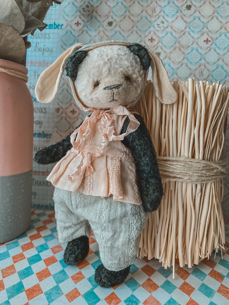 Teddy panda, cute panda, soft toys - Stuffed Dolls & Figurines - Other Materials Multicolor