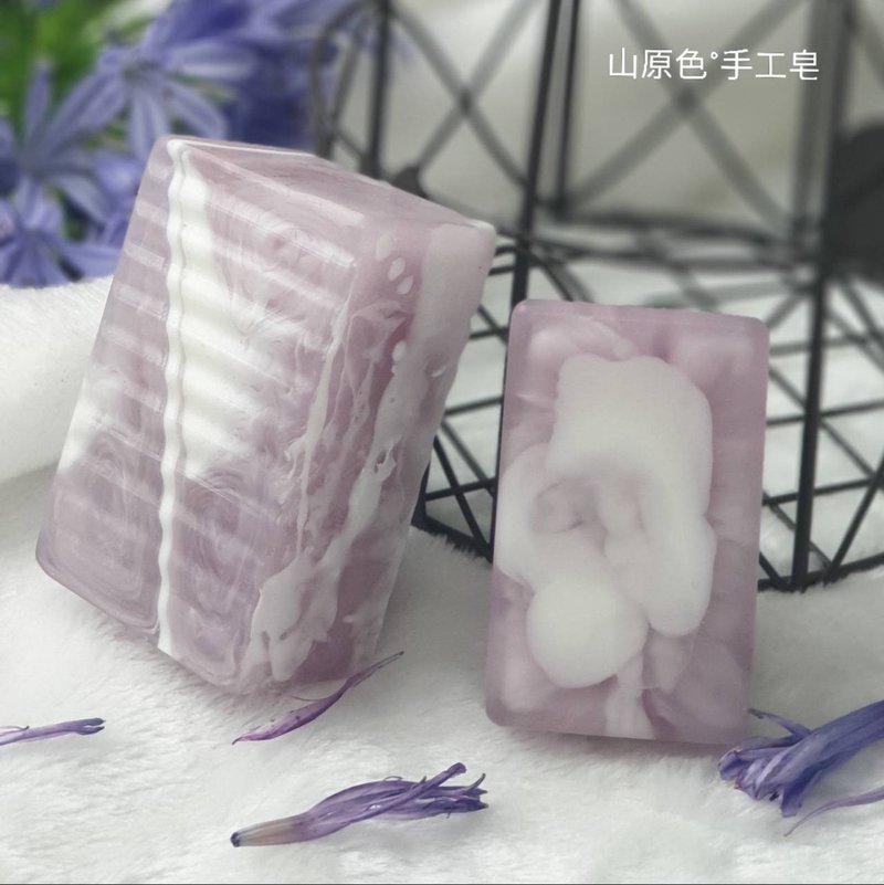 [Dream Violet] Fragrance soap transparent soap / bath soap / handmade soap / violet flower / fragrance - สบู่ - วัสดุอื่นๆ 