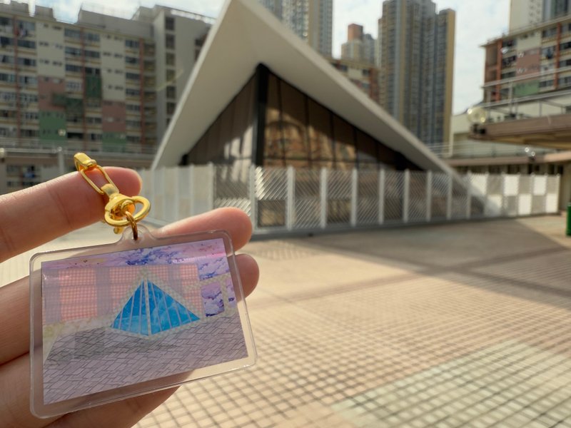 香港屋邨匙扣(沙田馬鞍山區) - 鑰匙圈/鑰匙包 - 塑膠 