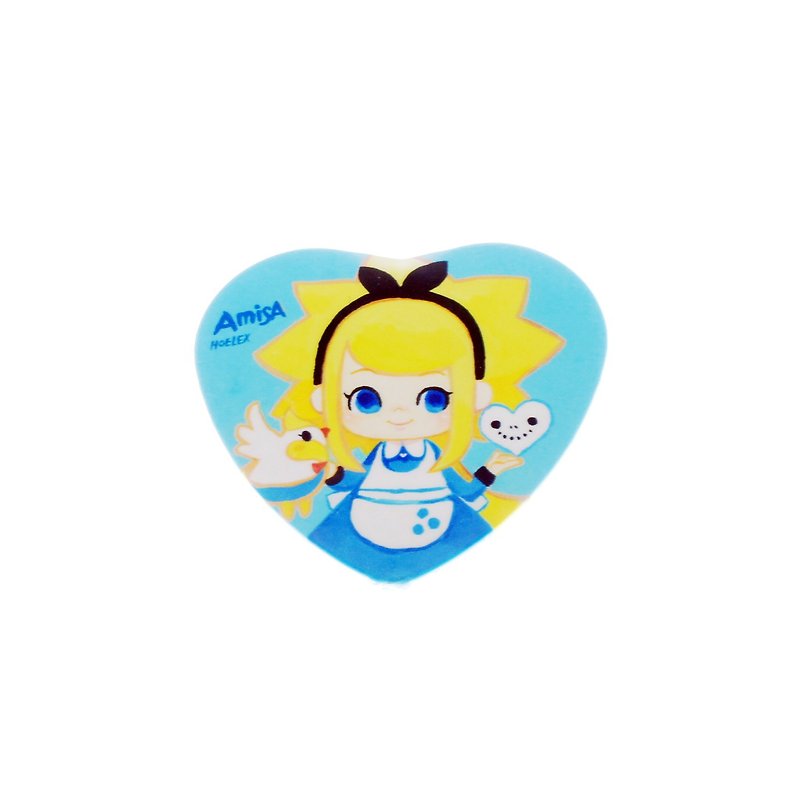 【Heart Dream Badge】Amisha Style-AMISA - Badges & Pins - Plastic Multicolor