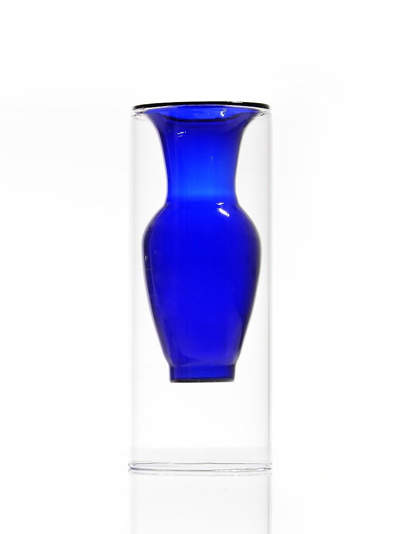 Bottle New Environment Device Series-Blue - Items for Display - Glass Blue