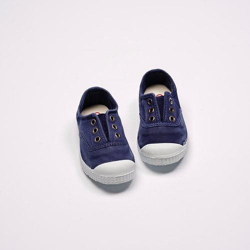 CIENTA 西班牙帆布鞋 西班牙國民帆布鞋 CIENTA 70777 84 深藍色 洗舊布料 童鞋