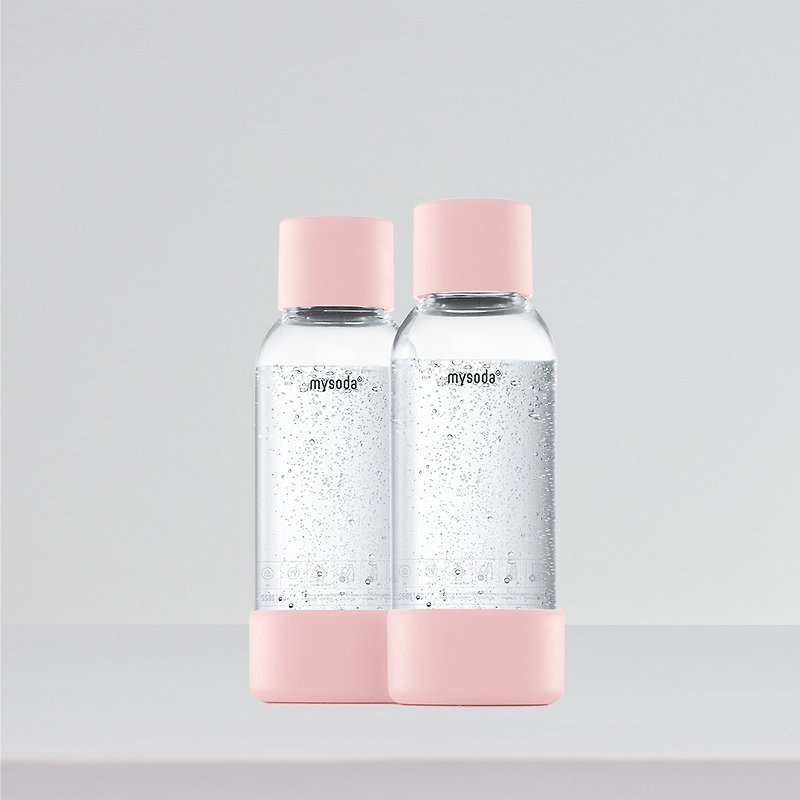 Finland [mysoda] 0.5L special water bottle-2 pieces-powder - Pitchers - Other Materials Pink