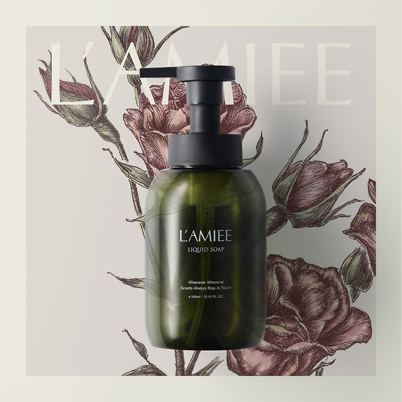 L'AMIEE Fragrance Hand Wash Mousse | Rose - Hand Soaps & Sanitzers - Plastic 