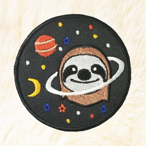 24PlanetsStudio Sloth Planet Iron on Patch Buy 3 Get 1 Free
