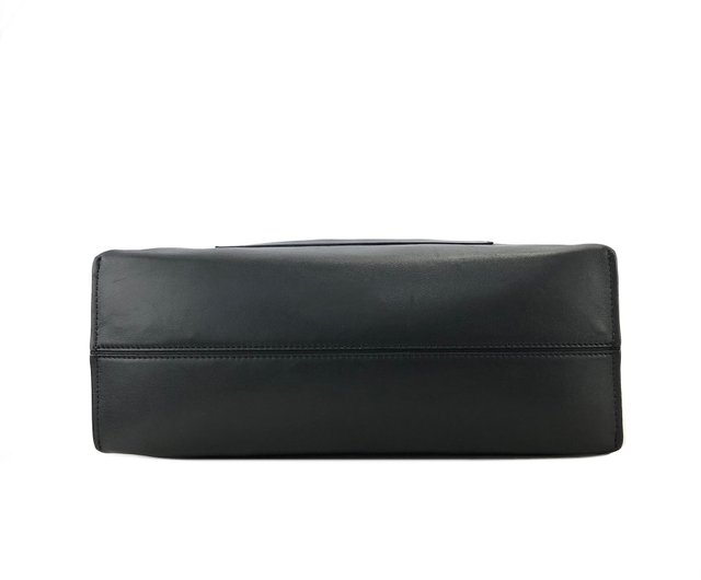 日本直送 名牌中古包 】LOEWE ロエベ アナグラム レザー トート