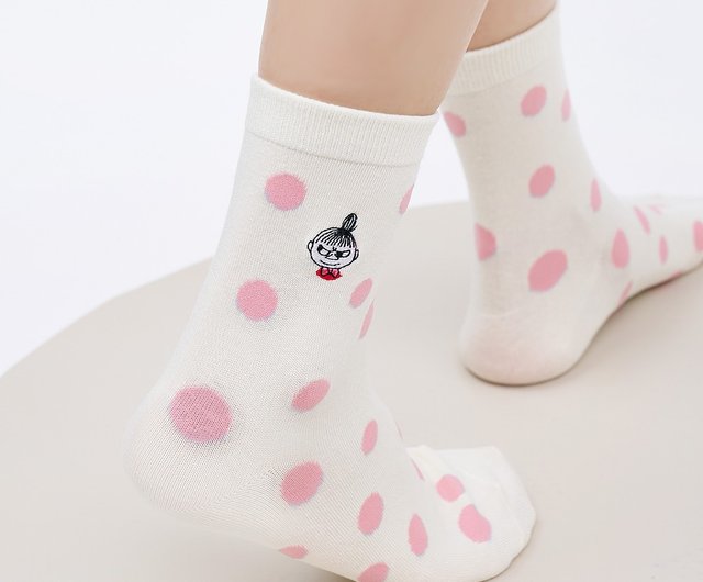 ムーミン様〕刺繍デザイン ソックス 3足 ONEDER ワンダ】ルルミ