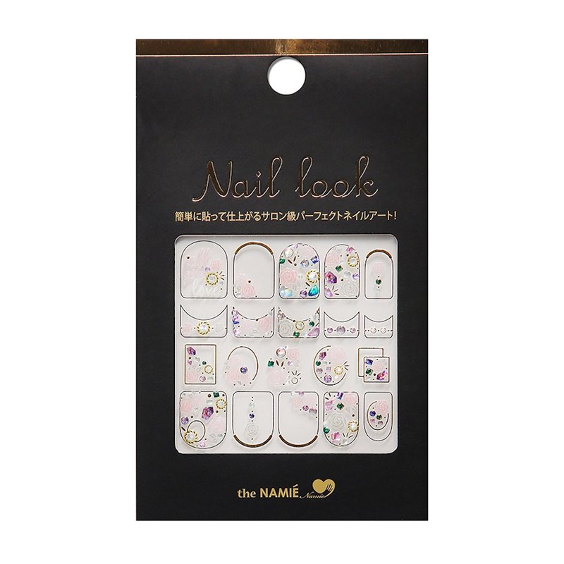 【DIY Nail Art】Nail Look Nail Art Decorative Art Sticker Rose Dance - Nail Polish & Acrylic Nails - Paper Gold