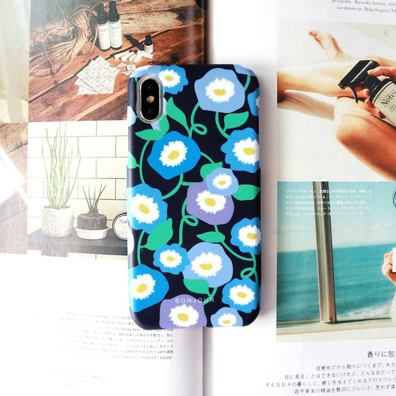 Mint Morning Glory Mobile Shell - Phone Cases - Other Materials Blue