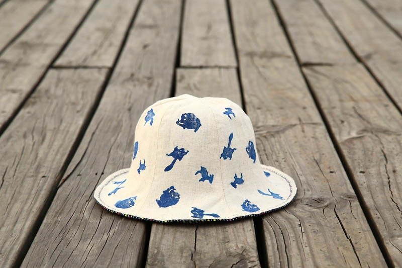 [Taiwan native - Night hunting bud hat-sided] - Hats & Caps - Cotton & Hemp 
