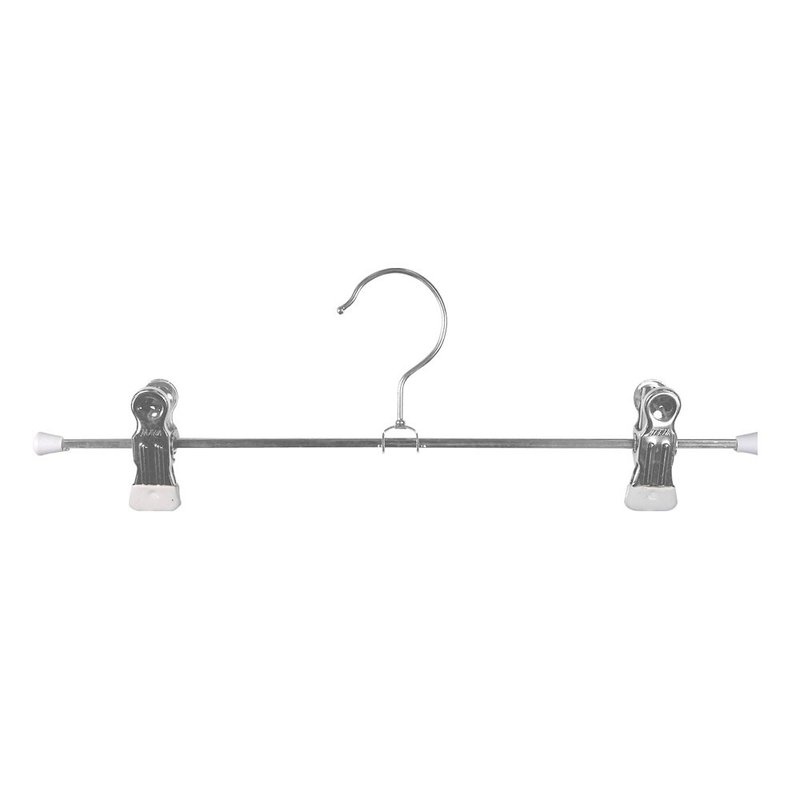 [Germany MAWA] Fashionable seamless culottes rack 30cm (white/10 pieces) - Hangers & Hooks - Other Metals White