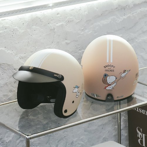 PEANUTS (ピーナッツ)スヌーピー バイク用ヘルメット SNJ-SLD PEANUTS (ピーナッツ)スヌーピー バイク用ヘルメット SNJ-SLD