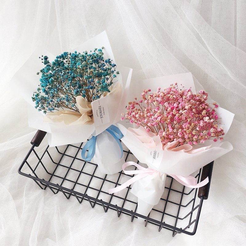 journee cute colorful gypsophila dry bouquet / Valentine's Day gift birthday gift Christmas gift - Plants - Plants & Flowers 