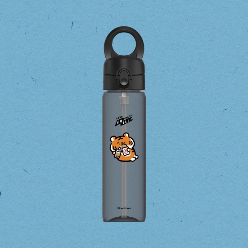 AquaStand磁吸水壺-Tritan800ml(附吸管)|小勞撫/Chill小勞撫 - 手機/平板支架 - 塑膠 黑色